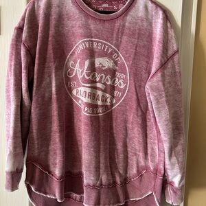 Pressbox Arkansas Women's Maroon Sweater